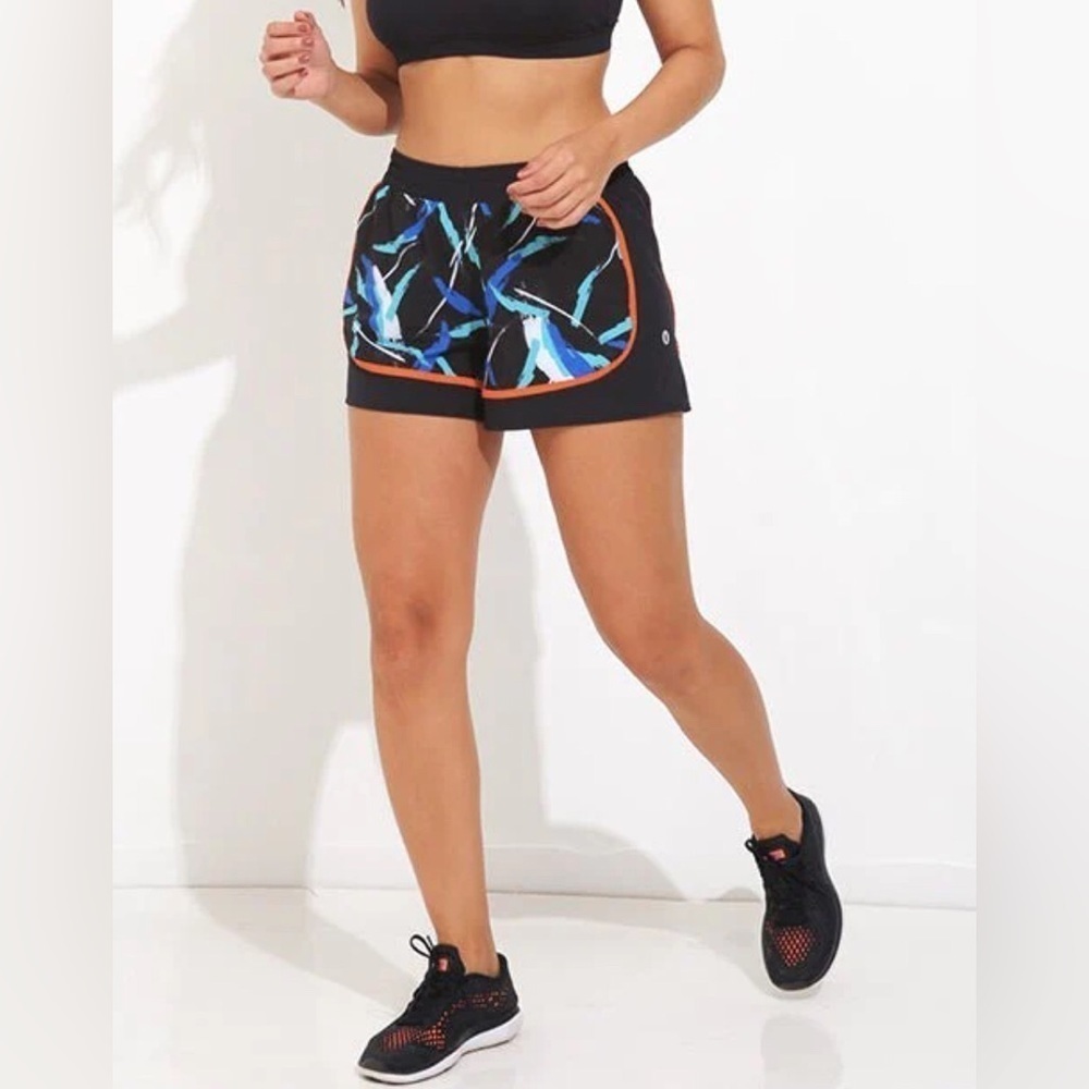 DONA JO Black & Orange Run Shorts | S (1)